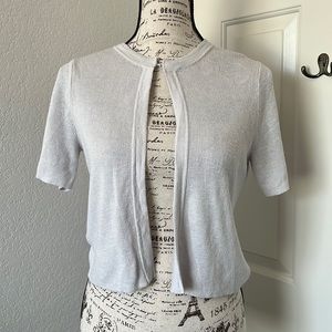 Banana Republic Short Sleeve Knit Open Sweater Cardigan